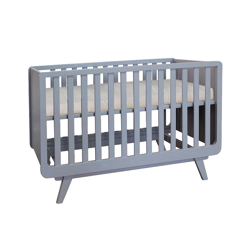 LAURA - Adjustable Baby cot 120x60 - Pearl grey