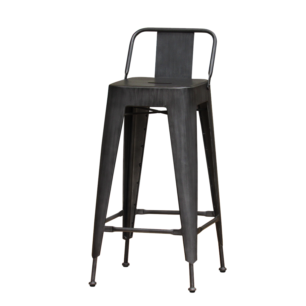 MEKA - Bar chair H95 - Vintage anthracite