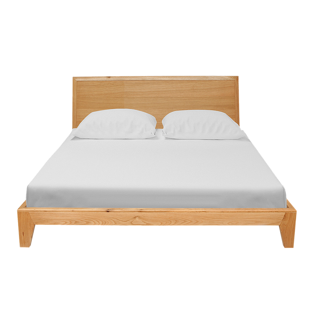 KELSEY - Queen size bed 160x200 - Natural oak