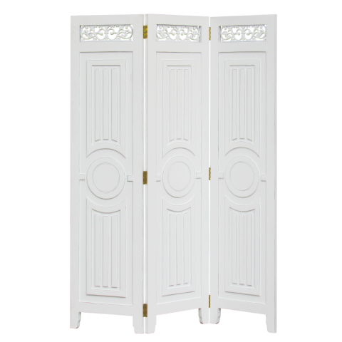 CAST - Room divider L138 x H185 - Brocante white