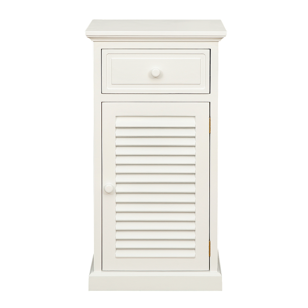 TRACY - Bathroom cabinet L45 x H86 - Brushed white
