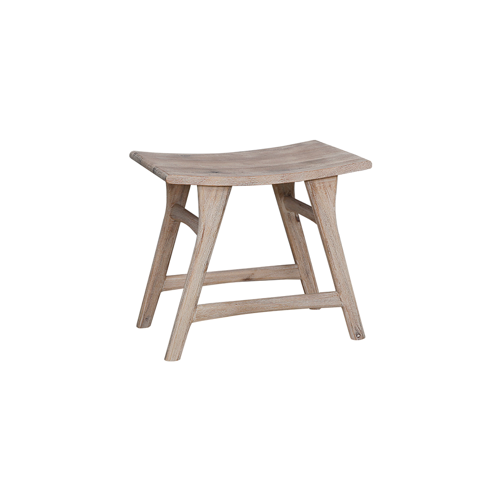 KYOTO - Stool H45 - Whitened acacia