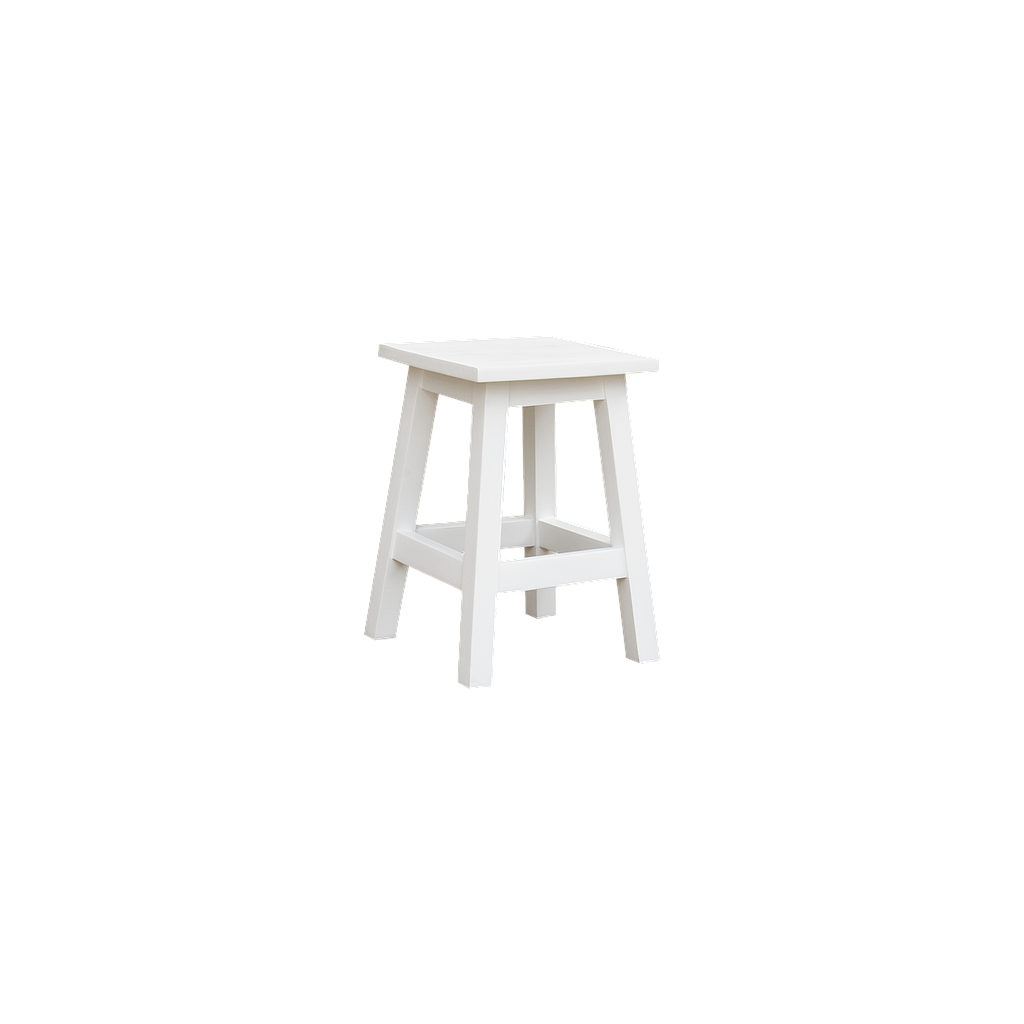 ATELIER - Stool H43 - Brushed white