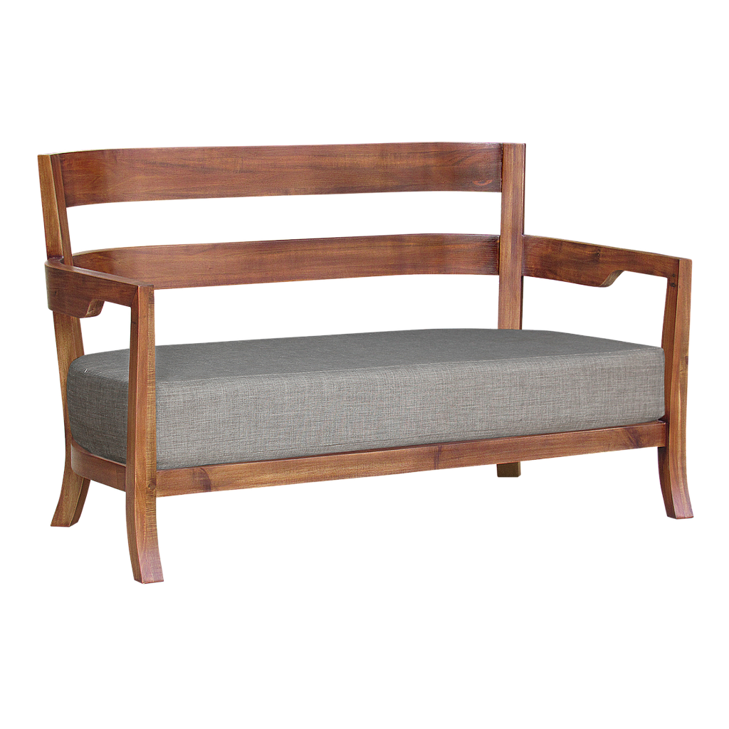 BAYA - Sofa L129 - Washed antic and Light grey cover