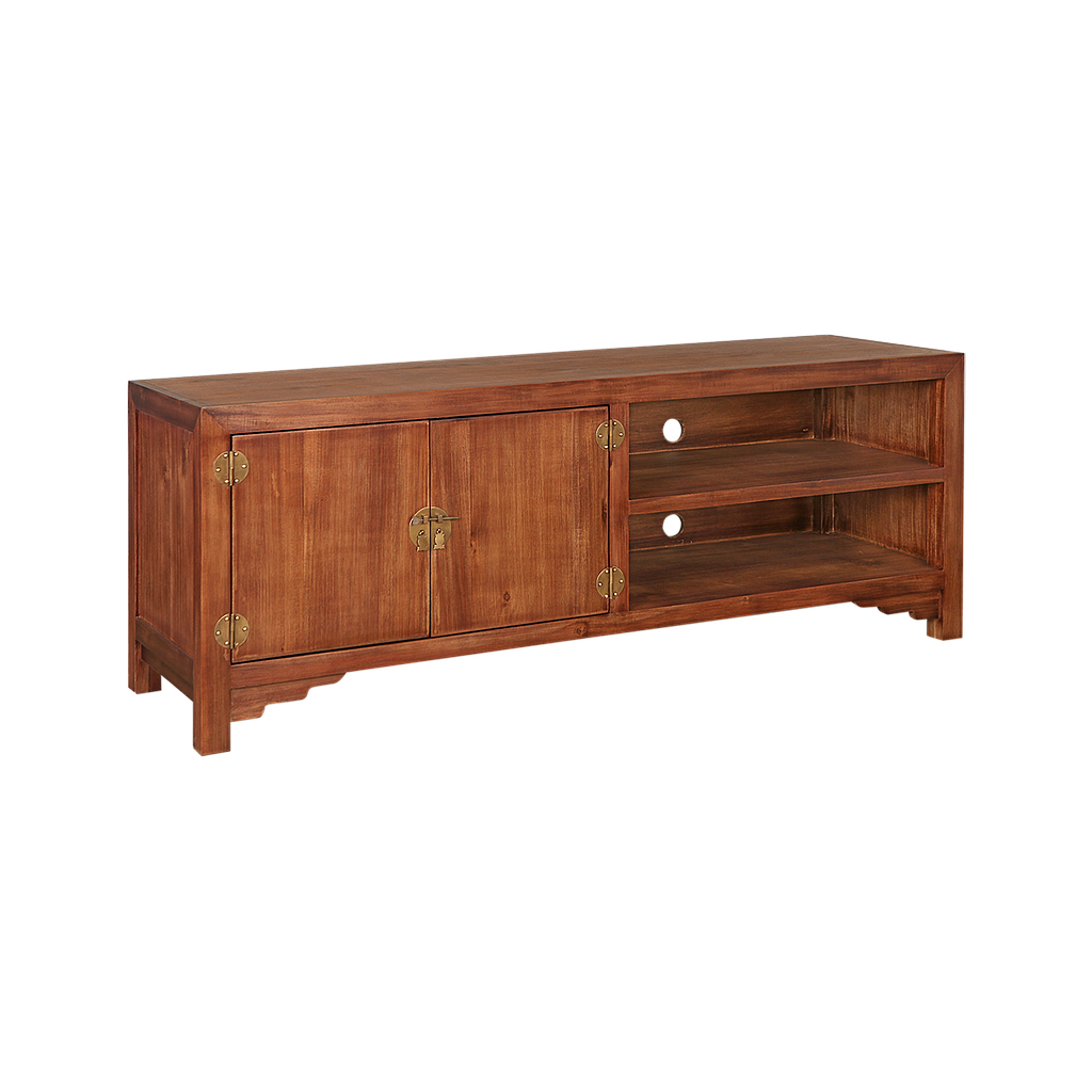 XIAN - TV stand L160 - Washed antic
