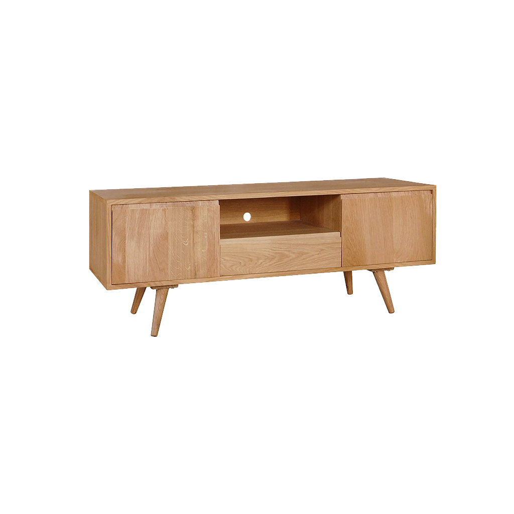 HELSINKI - TV stand L140 - Natural oak