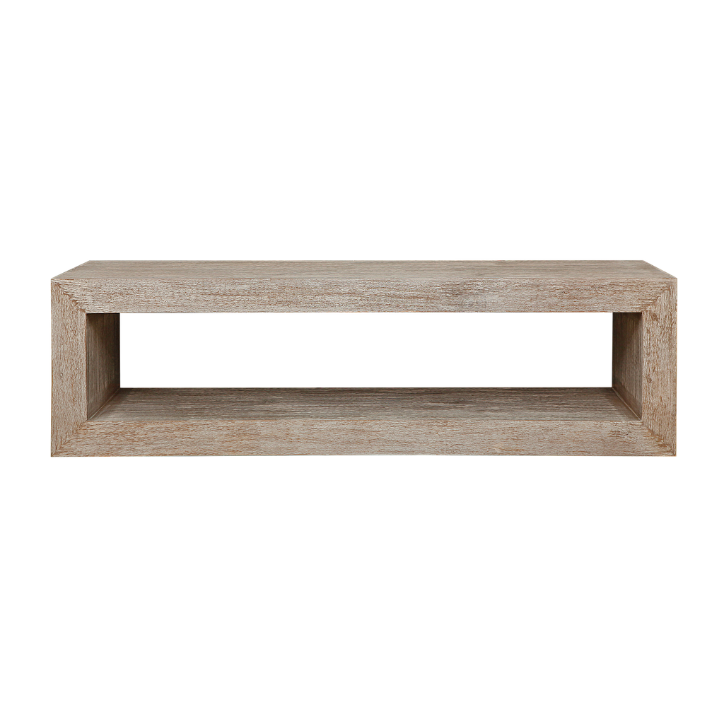 FRAME - TV stand L140 - Whitened acacia