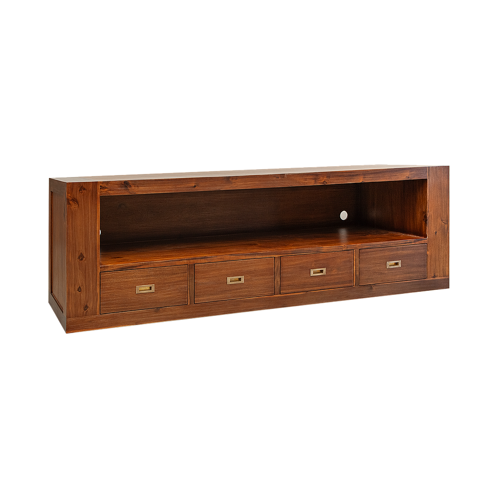 ATELIER - TV stand L200 - Washed antic