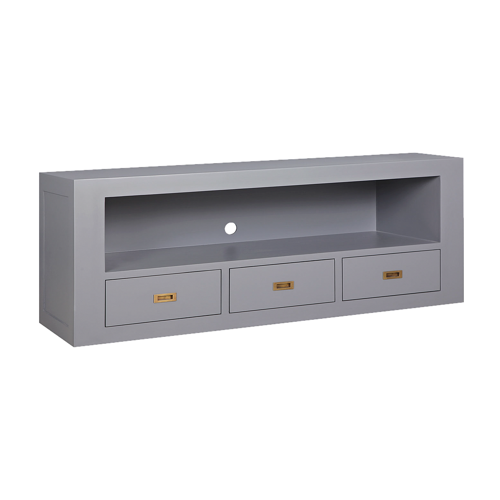 ATELIER - TV stand L180 - Pearl grey