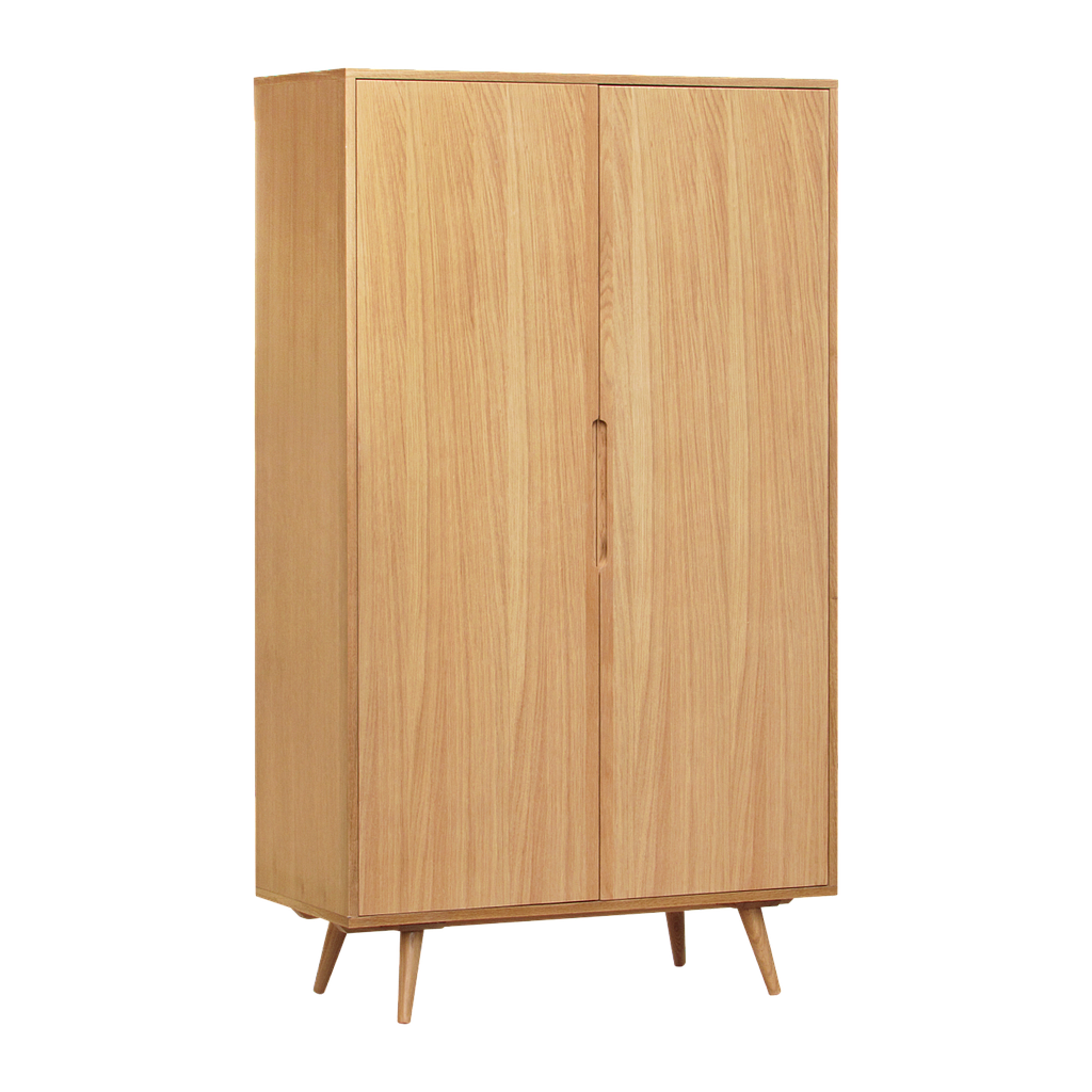 HELSINKI - Wardrobe L110 x H190 - Natural oak