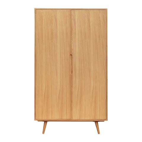 HELSINKI - Wardrobe L110 x H190 - Natural oak