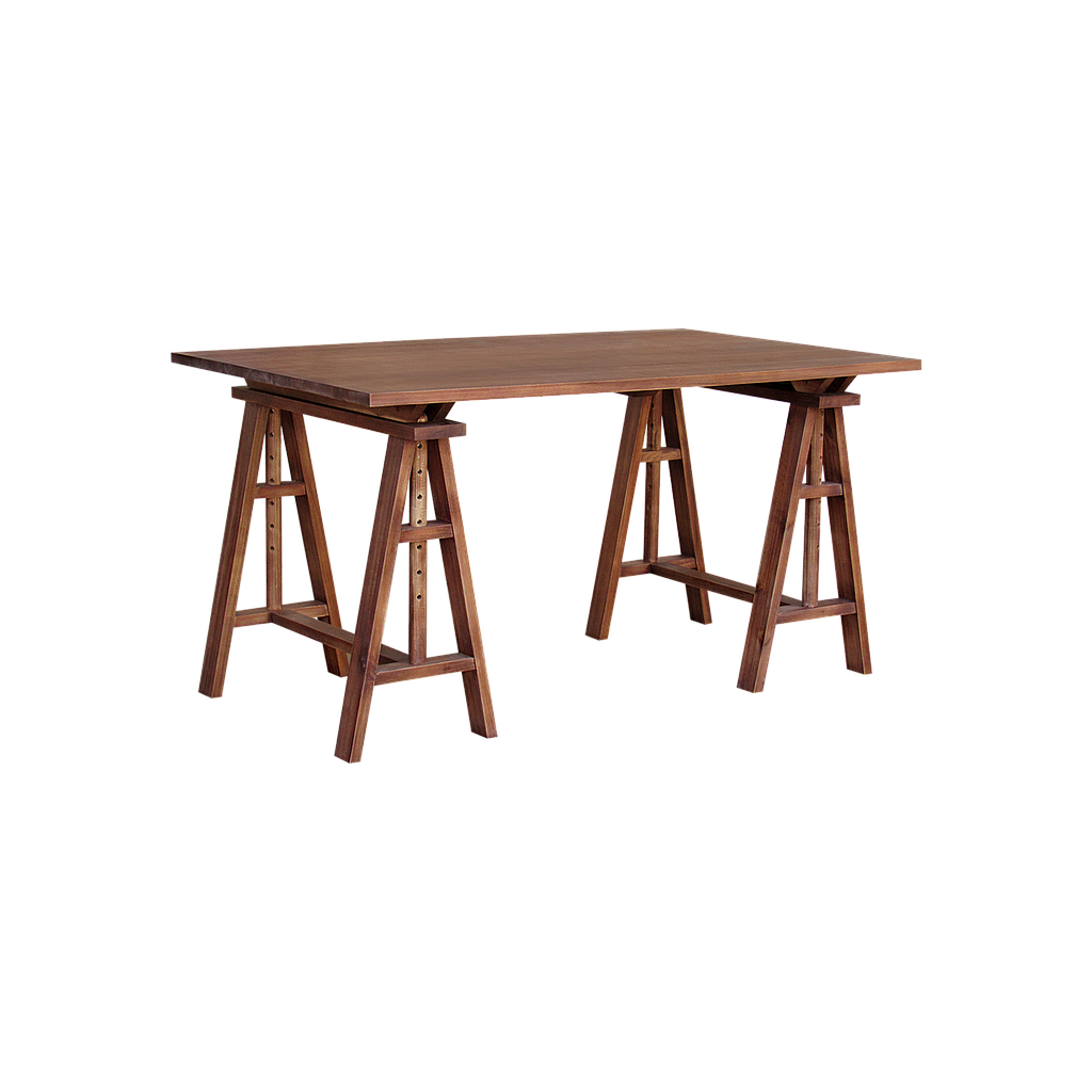 ARCHI - Adjustable Desk L140 x H75/95 - Washed antic