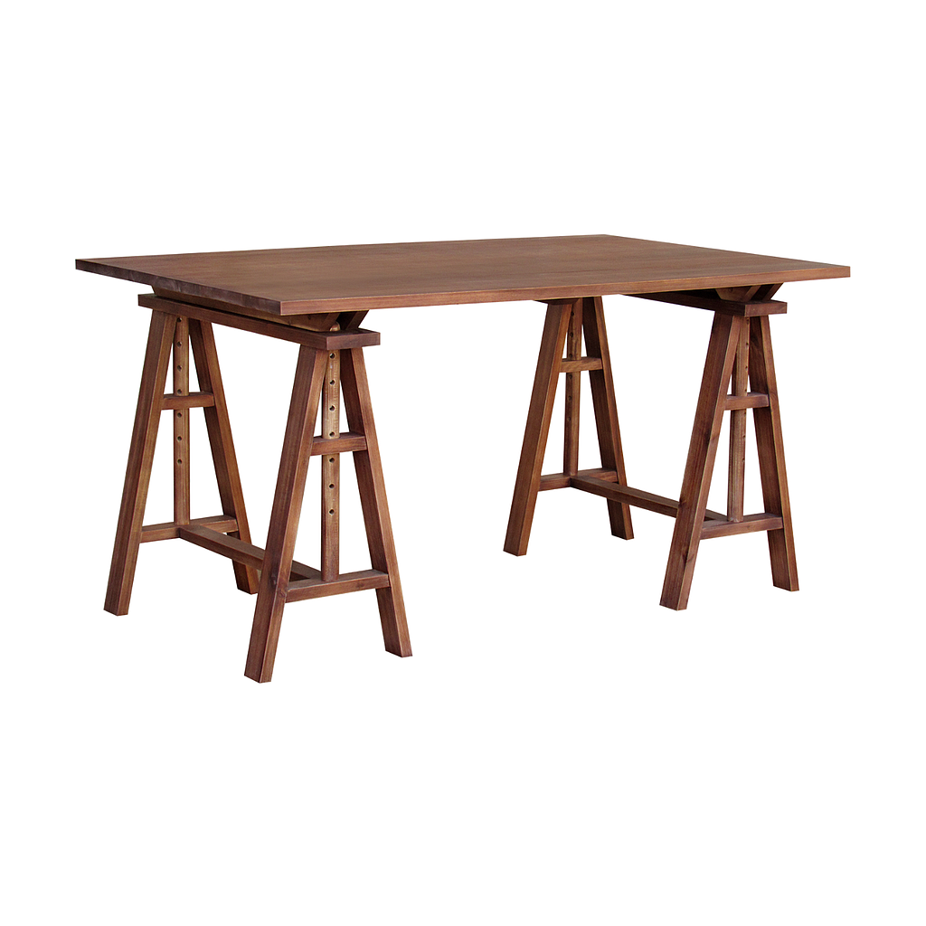 ARCHI - Adjustable Desk L140 x H75/95 - Washed antic