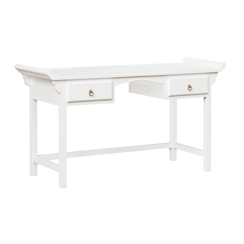 NANKIN - Desk L142 x W50 - Brushed white