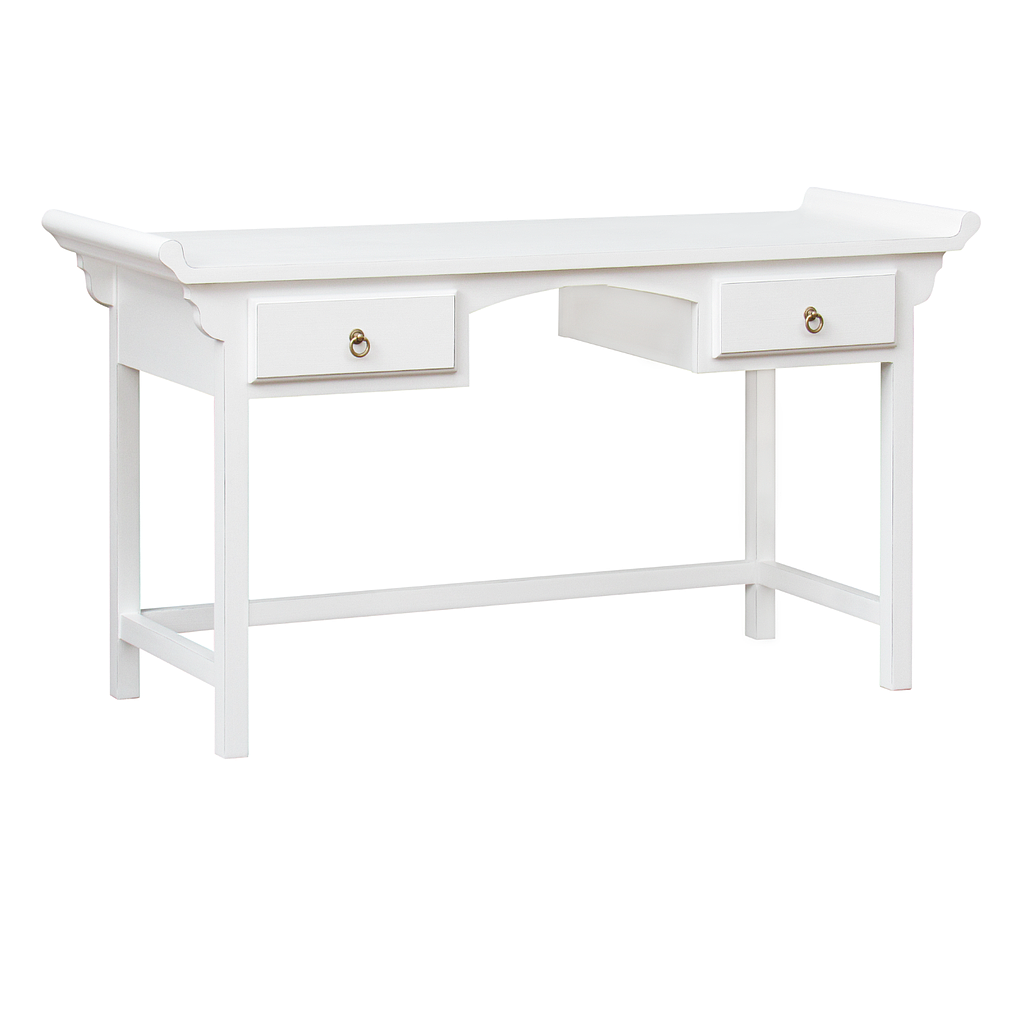NANKIN - Desk L142 x W50 - Brocante white