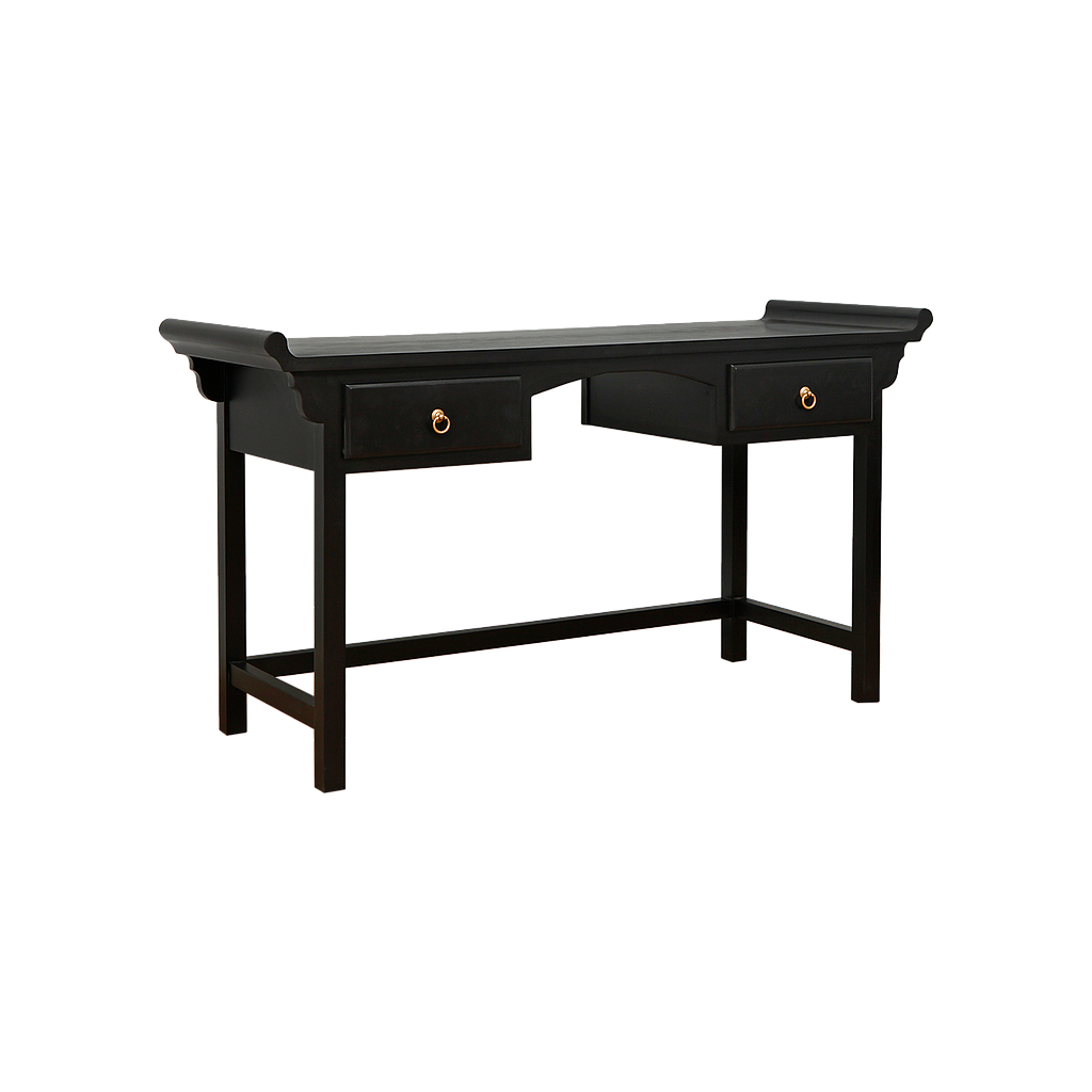 NANKIN - Desk L142 x W50 - Black