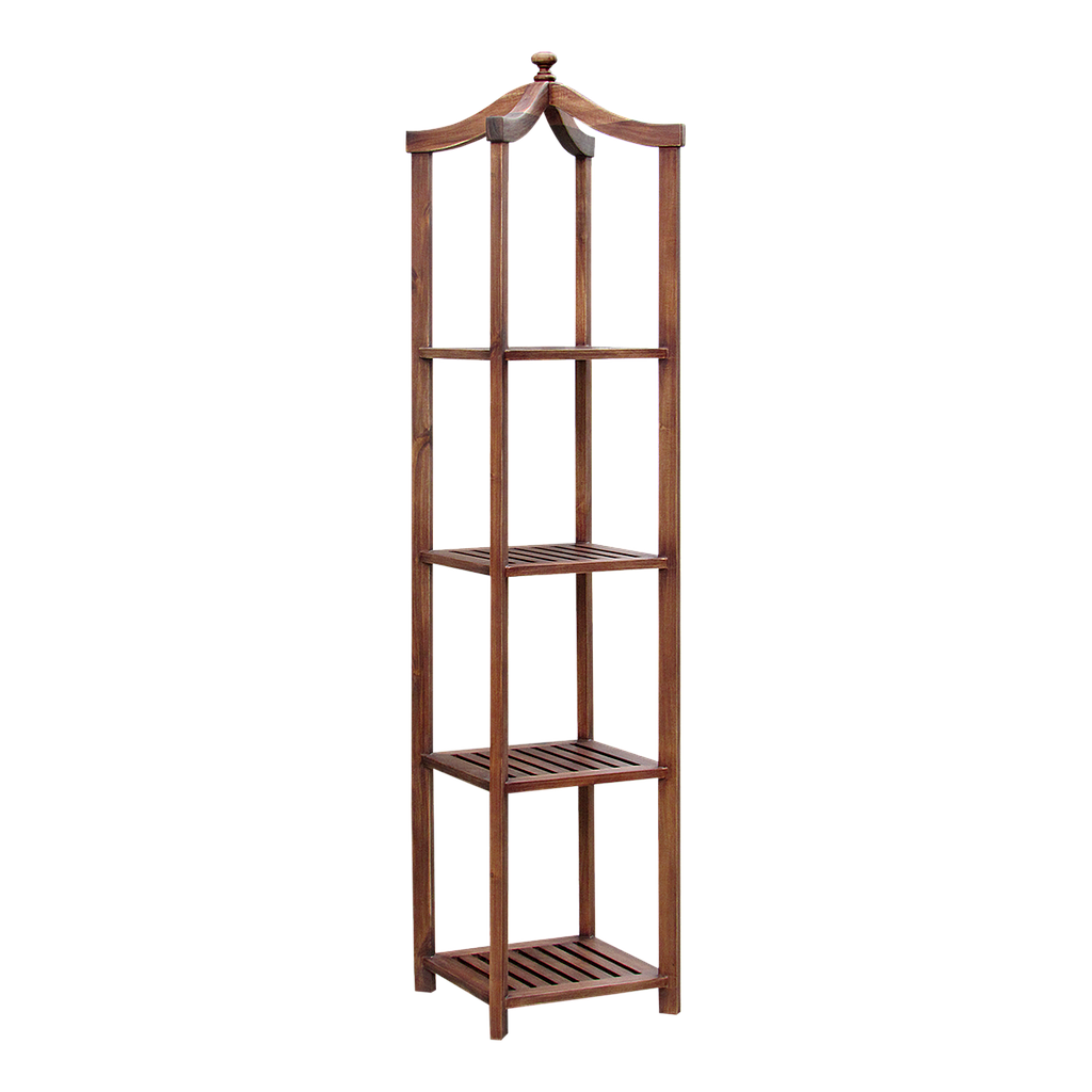 PAULA - Column shelf H195 - Washed antic
