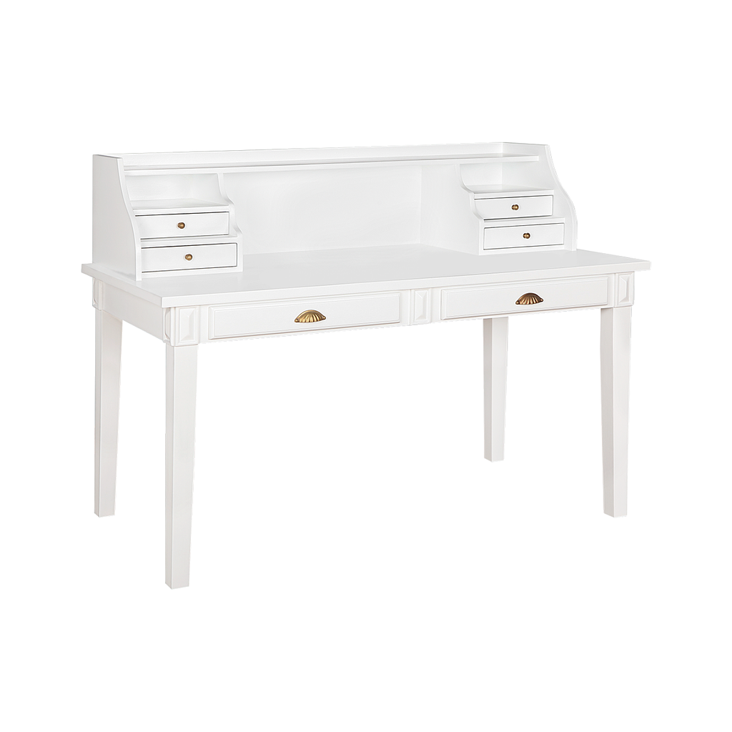 CAMILLE - Desk L140 x W70 - Brushed white