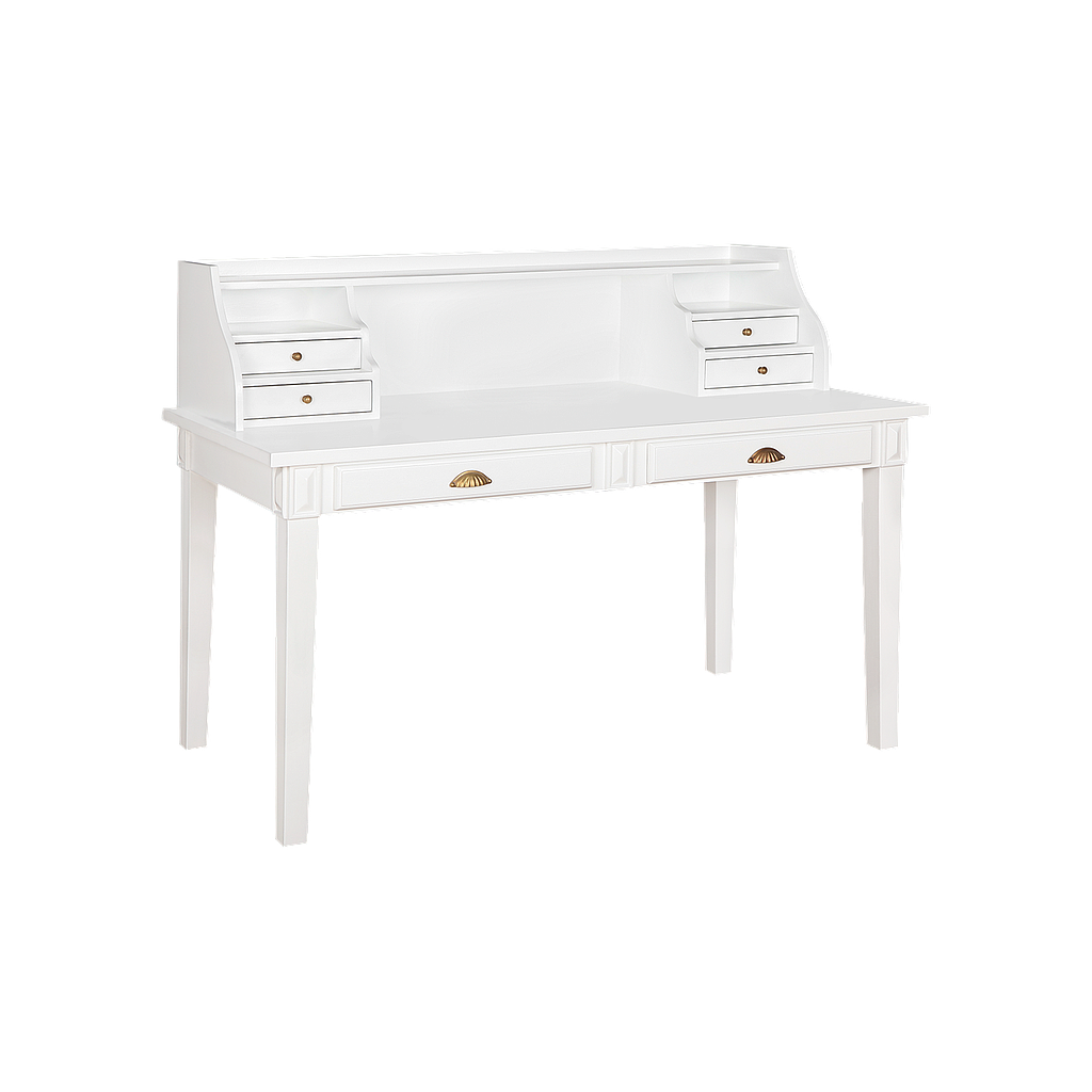 CAMILLE - Desk L140 x W70 - Brushed white