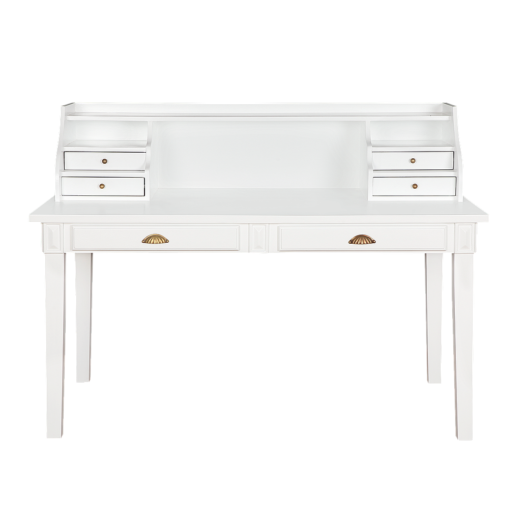 CAMILLE - Desk L140 x W70 - Brushed white
