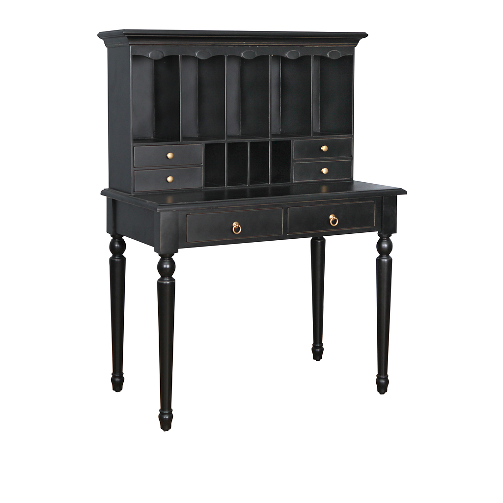 CELIA - Writing Desk L103 x W61 - Brocante black