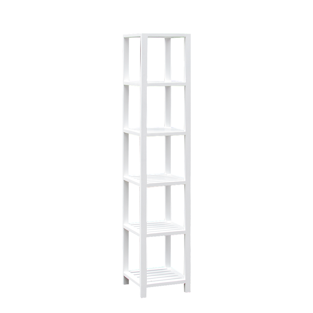 NELLY - Shelf unit H117 - Brushed white