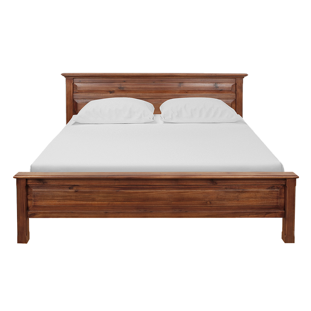 LENS - King size bed 180x200 - Washed antic