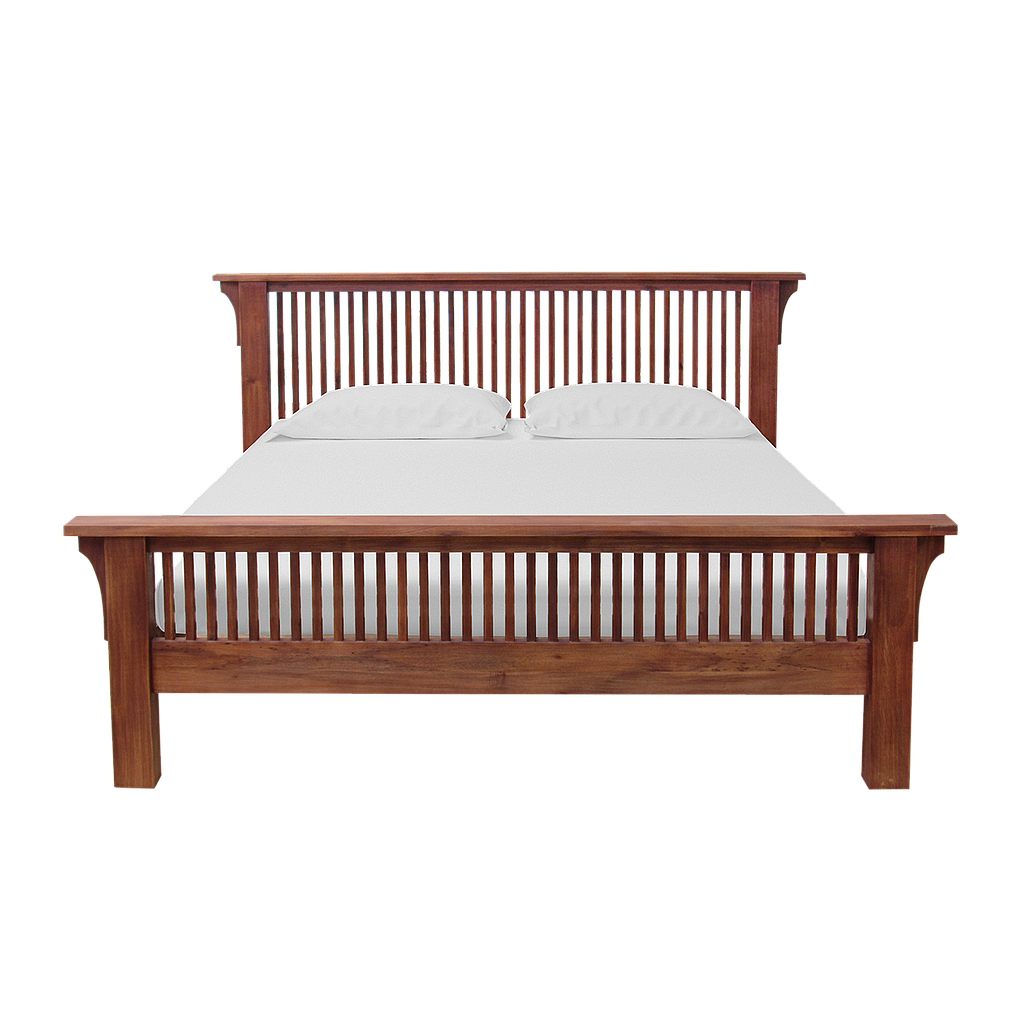 YANNIS Queen size bed 160x200 Washed antic Furniture & Decoration｜Decosy Vietnam