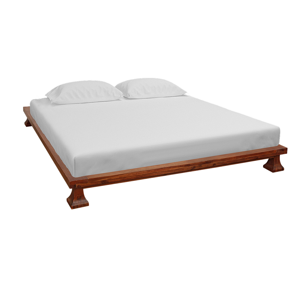 ARTEMIS - Queen size bed (Mattress 160x200) - Washed antic