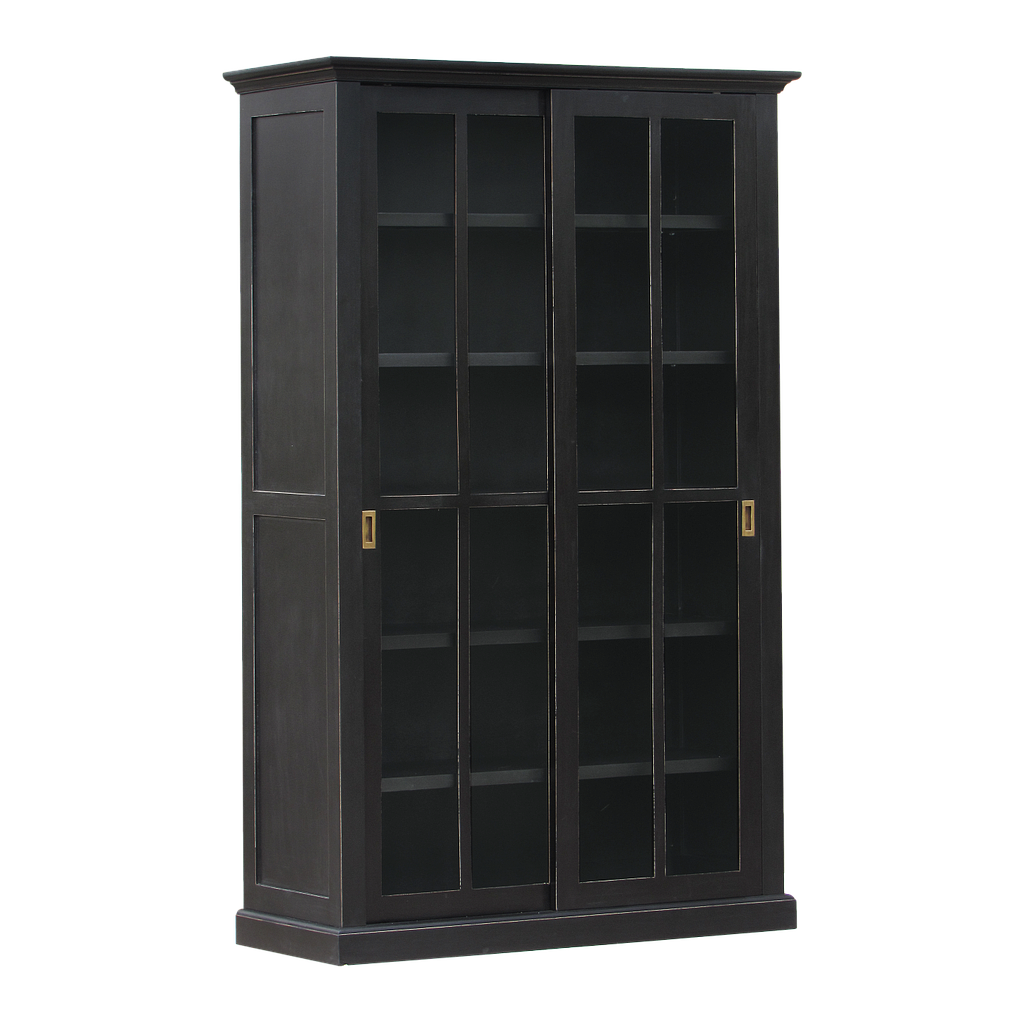 AIX - Display case L125 x H200 - Brocante black