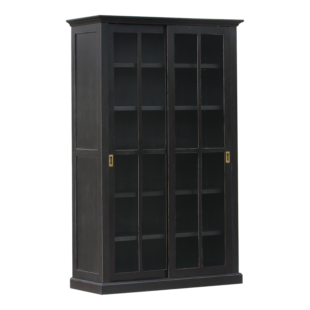 AIX - Display case L125 x H200 - Brocante black