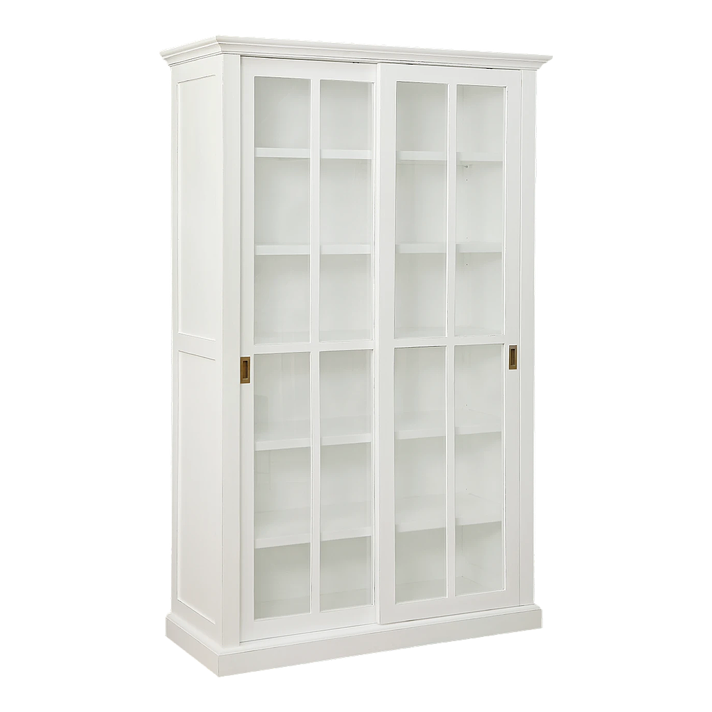 AIX - Display case L125 x H200 - Brocante white