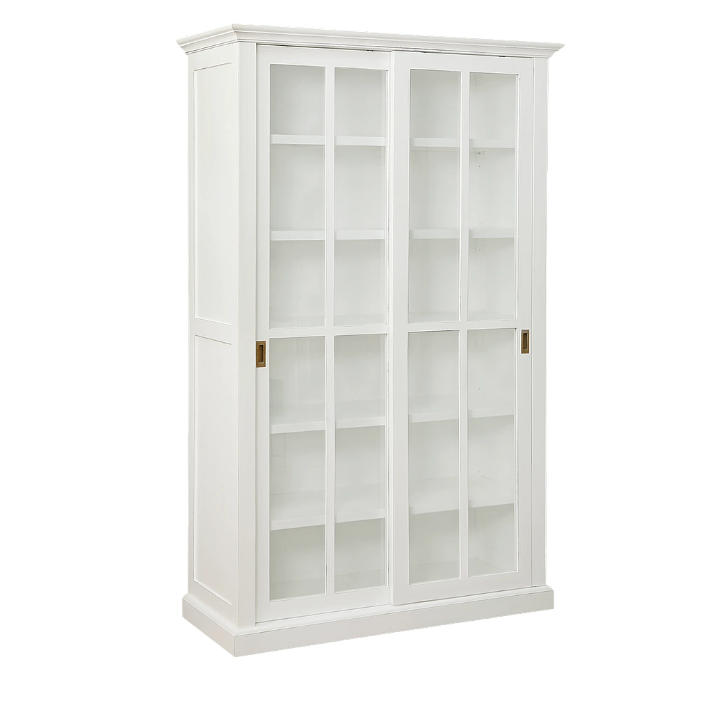 AIX - Display case L125 x H200 - Brocante white