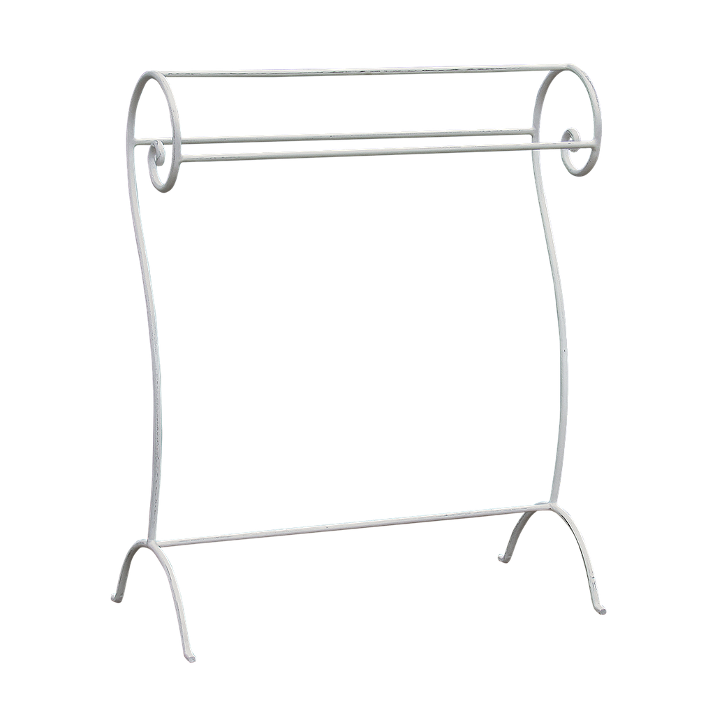 ARONDE - Towel stand L76 - Patina white