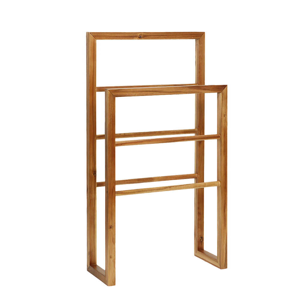 SOLAL - Towel rail L60 - Natural acacia