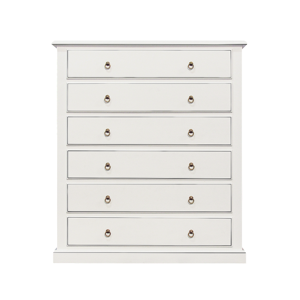 VALERIAN - Chest of drawers L112 x H128 - Brocante white