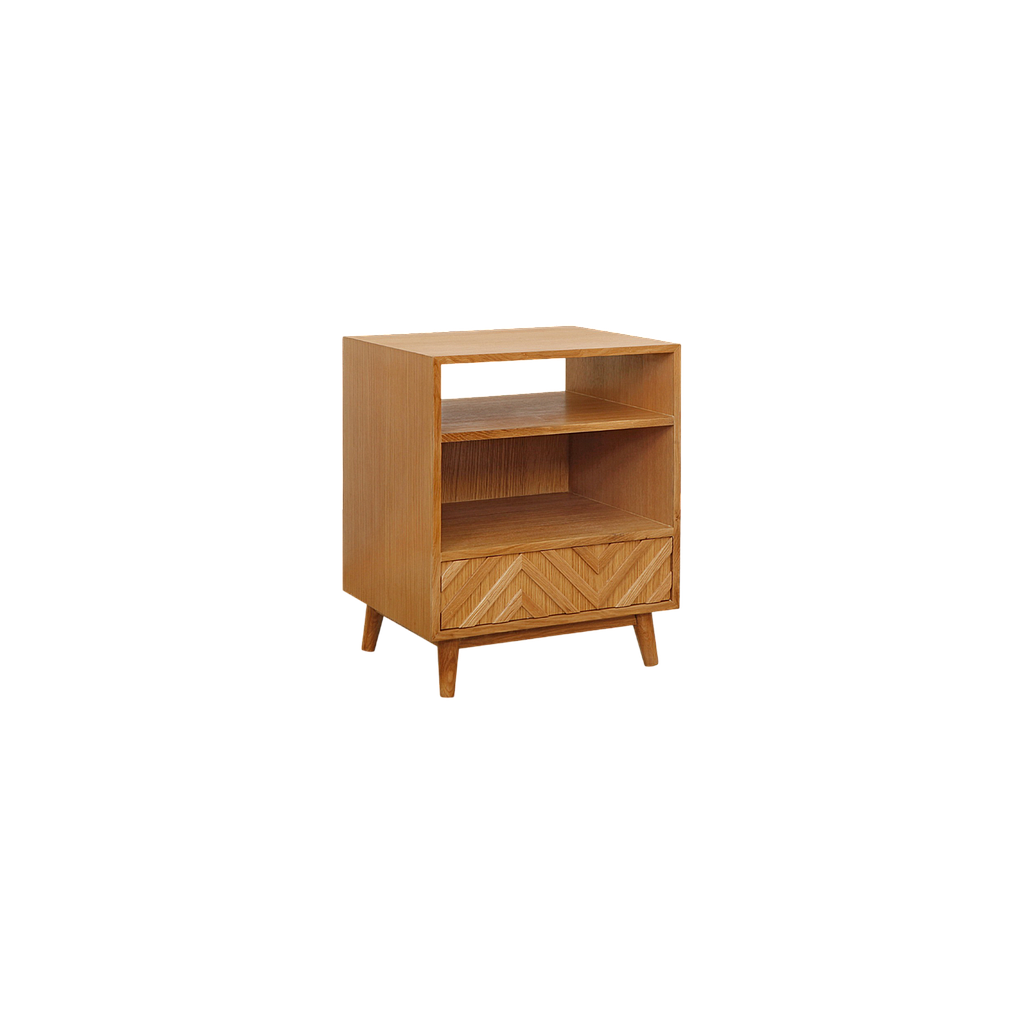 PORTO - Bedside table L50 x H60 - Natural oak