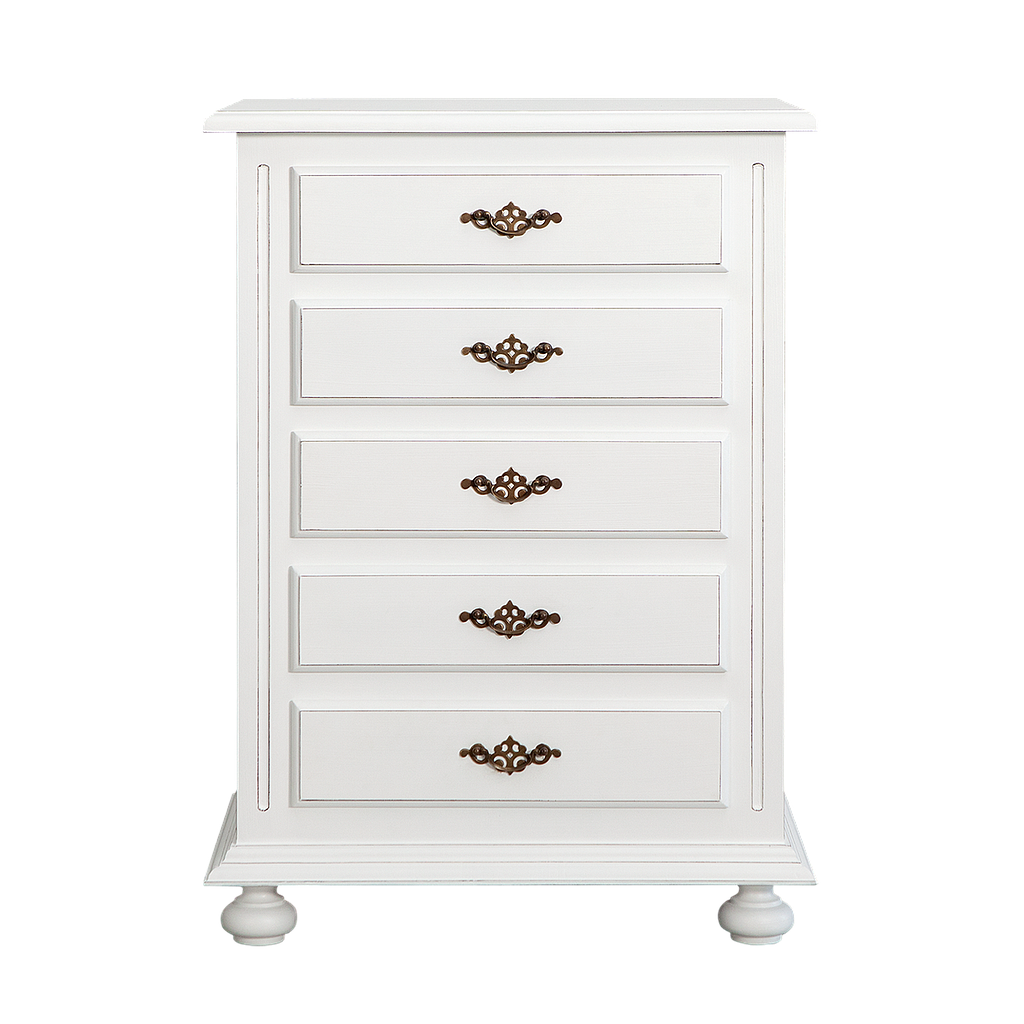 CAMILLE - Chest L70 x H98 - Brocante white