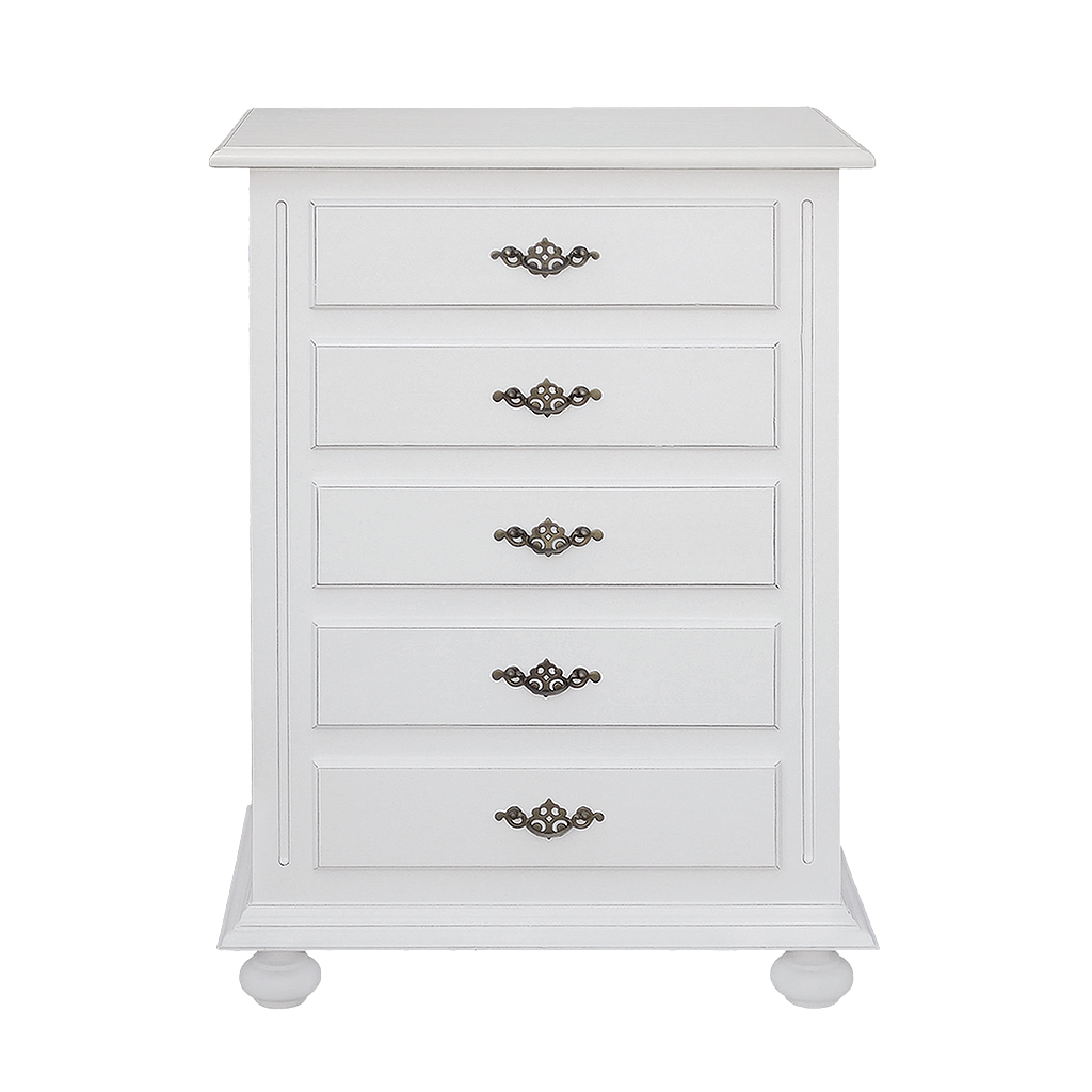 CAMILLE - Chest L70 x H98 - Brocante white