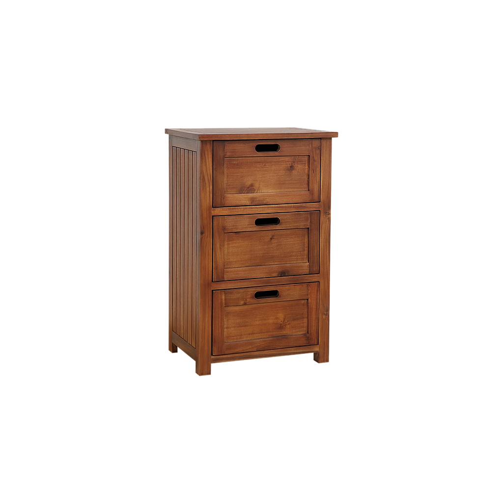 DANE - Chest of drawers L50 x H80 - Washed antic