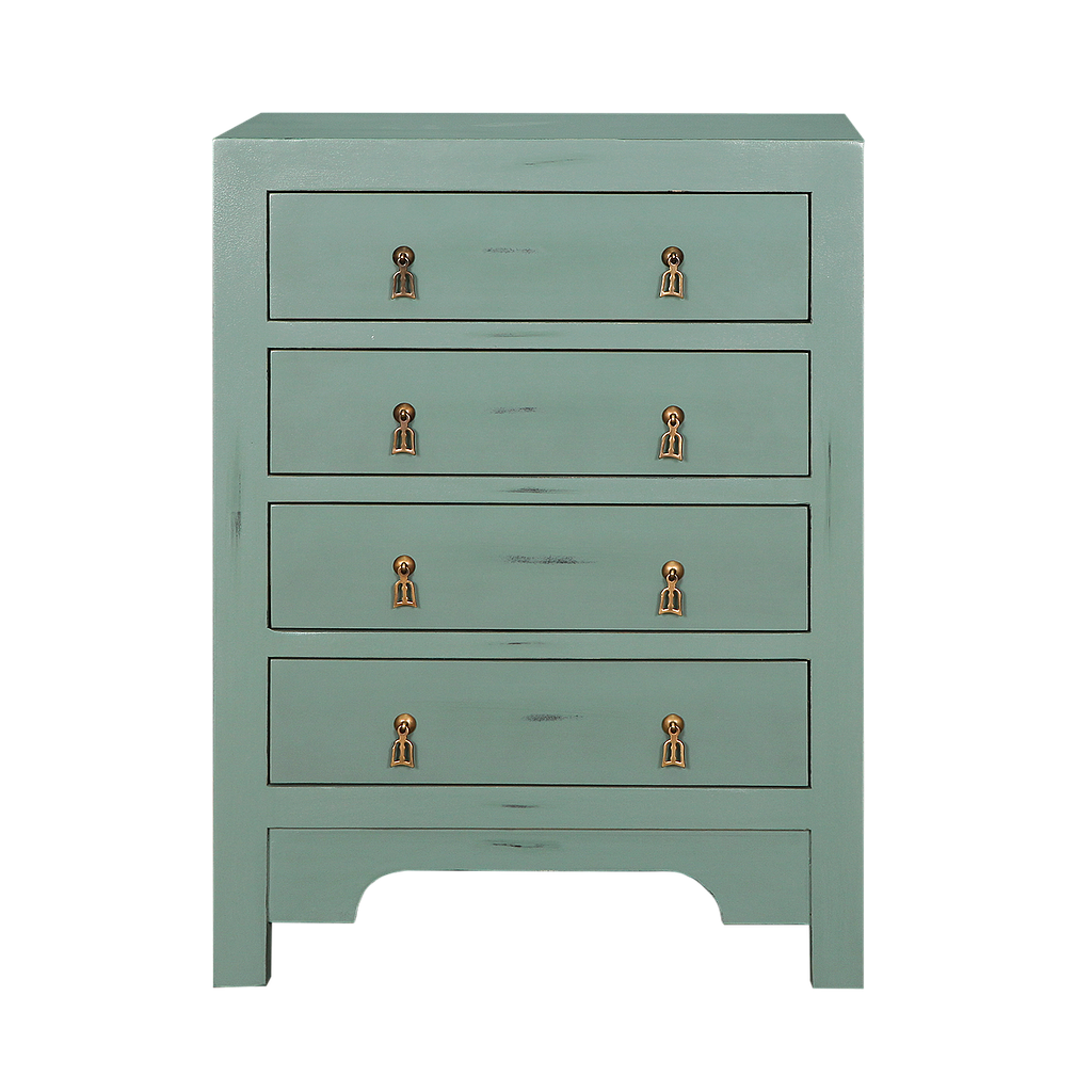 XIAN - Chest of drawers L60 x H80 - Patina mint