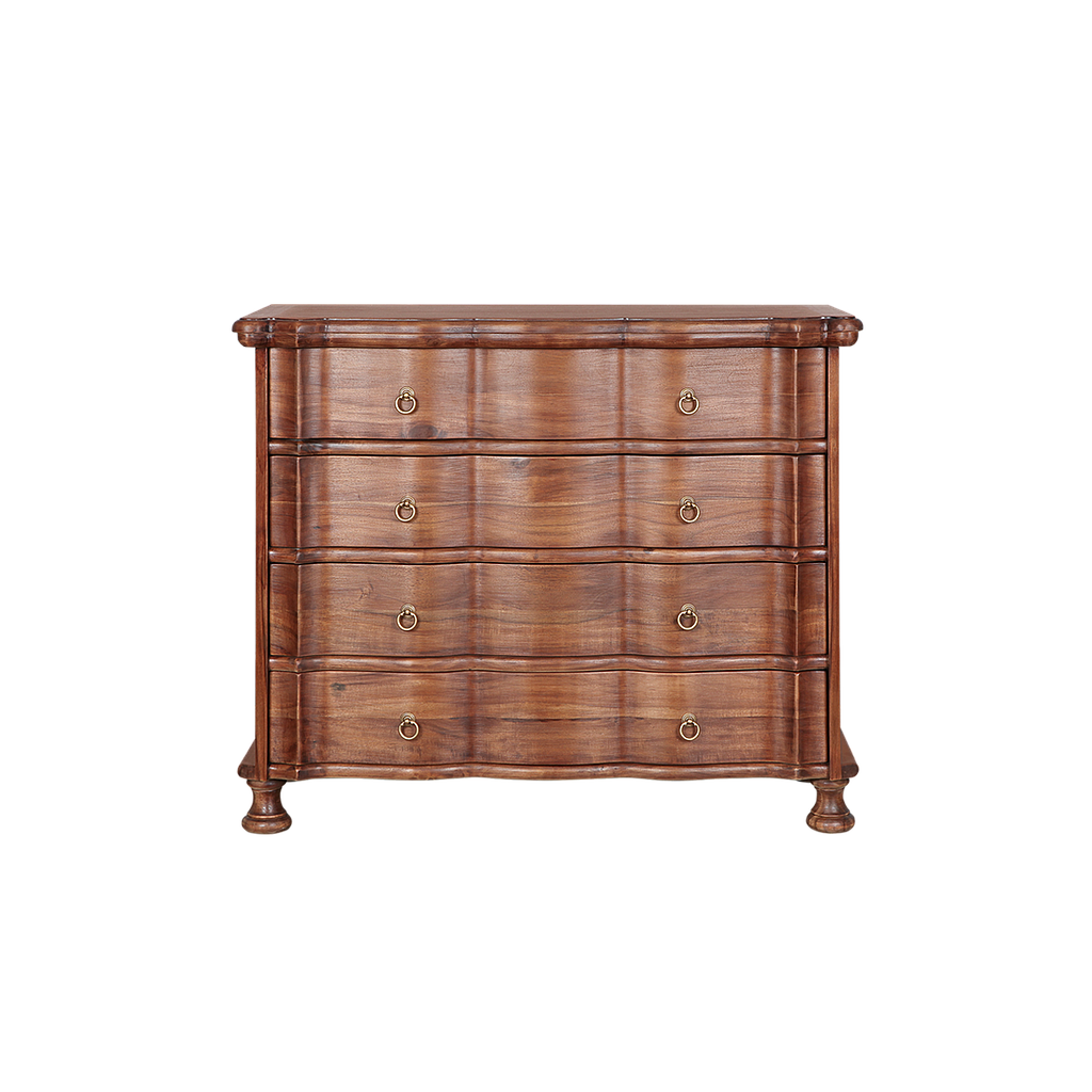 ORLEANS - Chest of drawers L100 xH85 - Washed antic