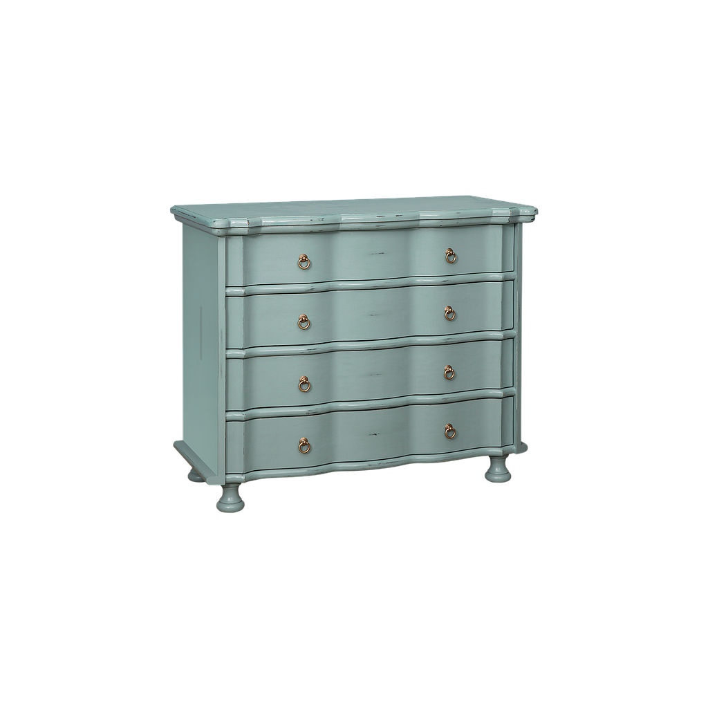 ORLEANS - Chest of drawers L100 x H85 - Patina mint