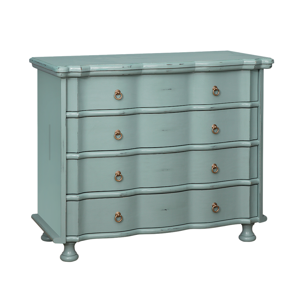 ORLEANS - Chest of drawers L100 x H85 - Patina mint