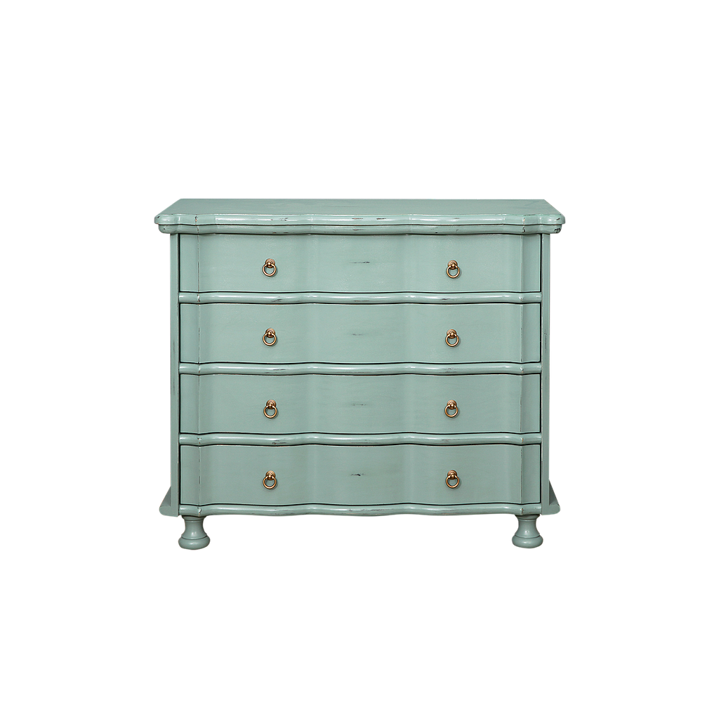 ORLEANS - Chest of drawers L100 x H85 - Patina mint