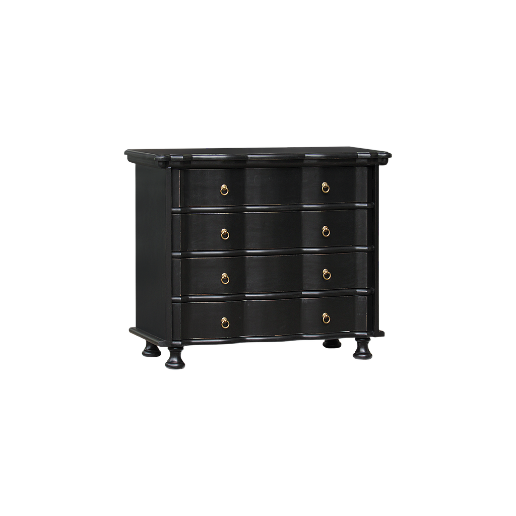 ORLEANS - Chest of drawers L100 x H85 - Black