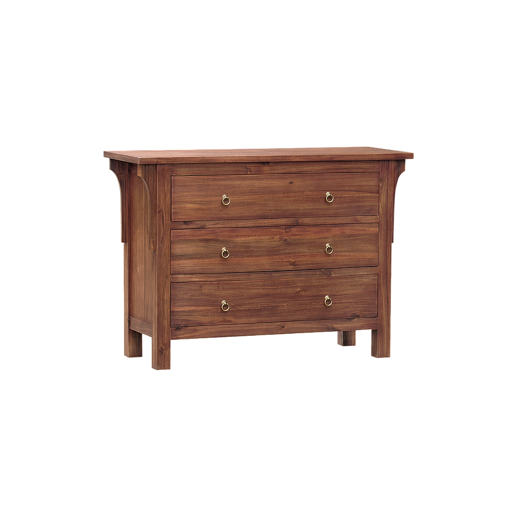 YANNIS - Chest of drawers L120 x H85 - Washed antic