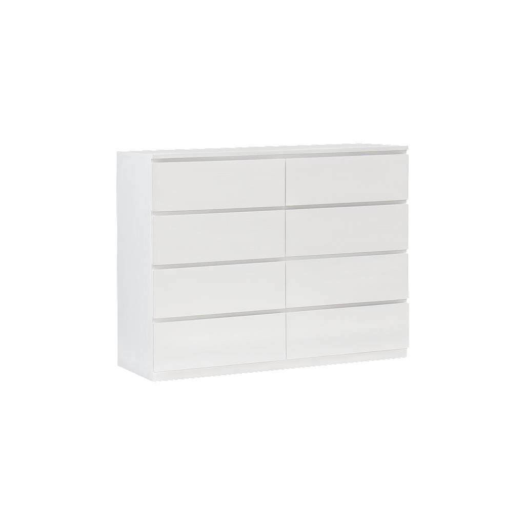 TIAGO - Chest of drawers L142 x H110 - Brocante white