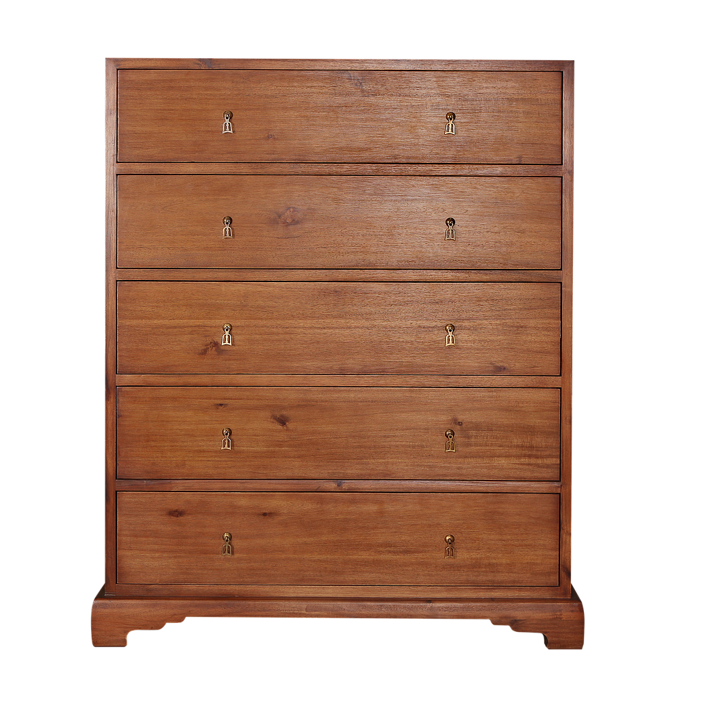 NANKIN - Chest of drawers L105xH130 - Washed antic