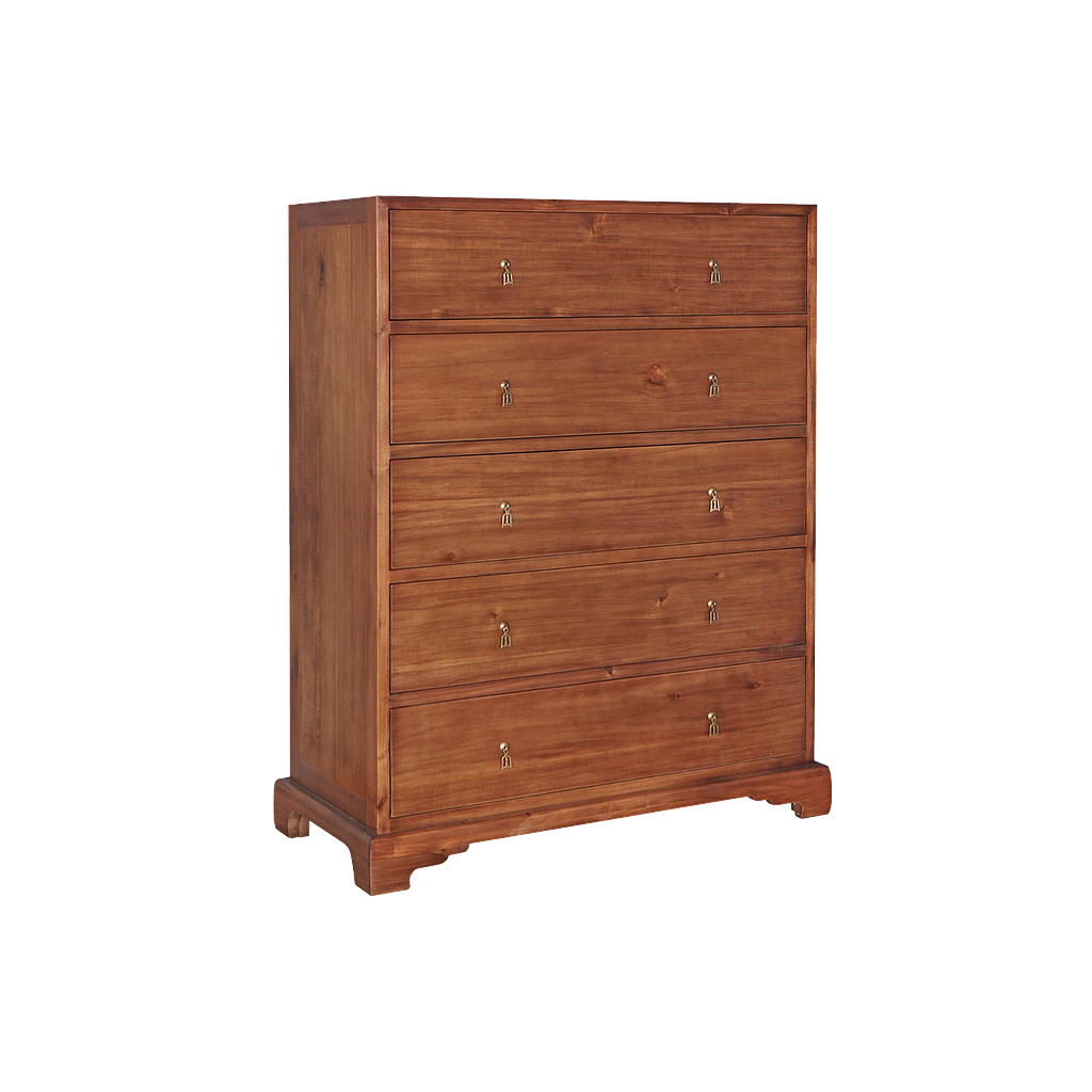 NANKIN - Chest of drawers L105 x H130 - Washed antic